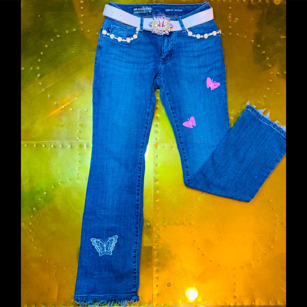 Lee Bootcut Funked Up Butterfly Jeans